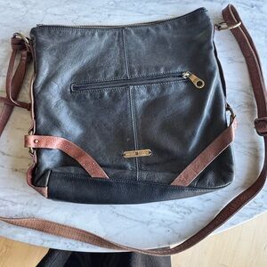 Lucky Black and Brown Crossbody Bag